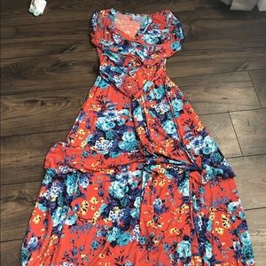 Floral Maxi Maternity Dress